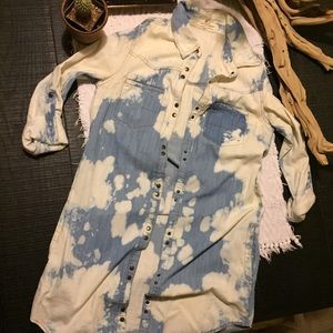 Life in Progress | Acid Washed  Denim Dress |